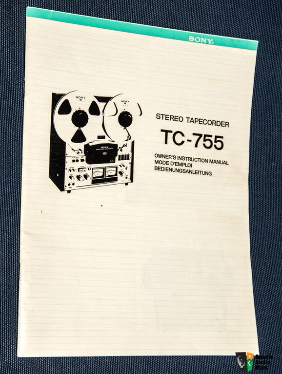 SONY TC-755 Reel to Reel Tape Recorder. Big 10.5 inch machine Photo  #1052791 - Aussie Audio Mart