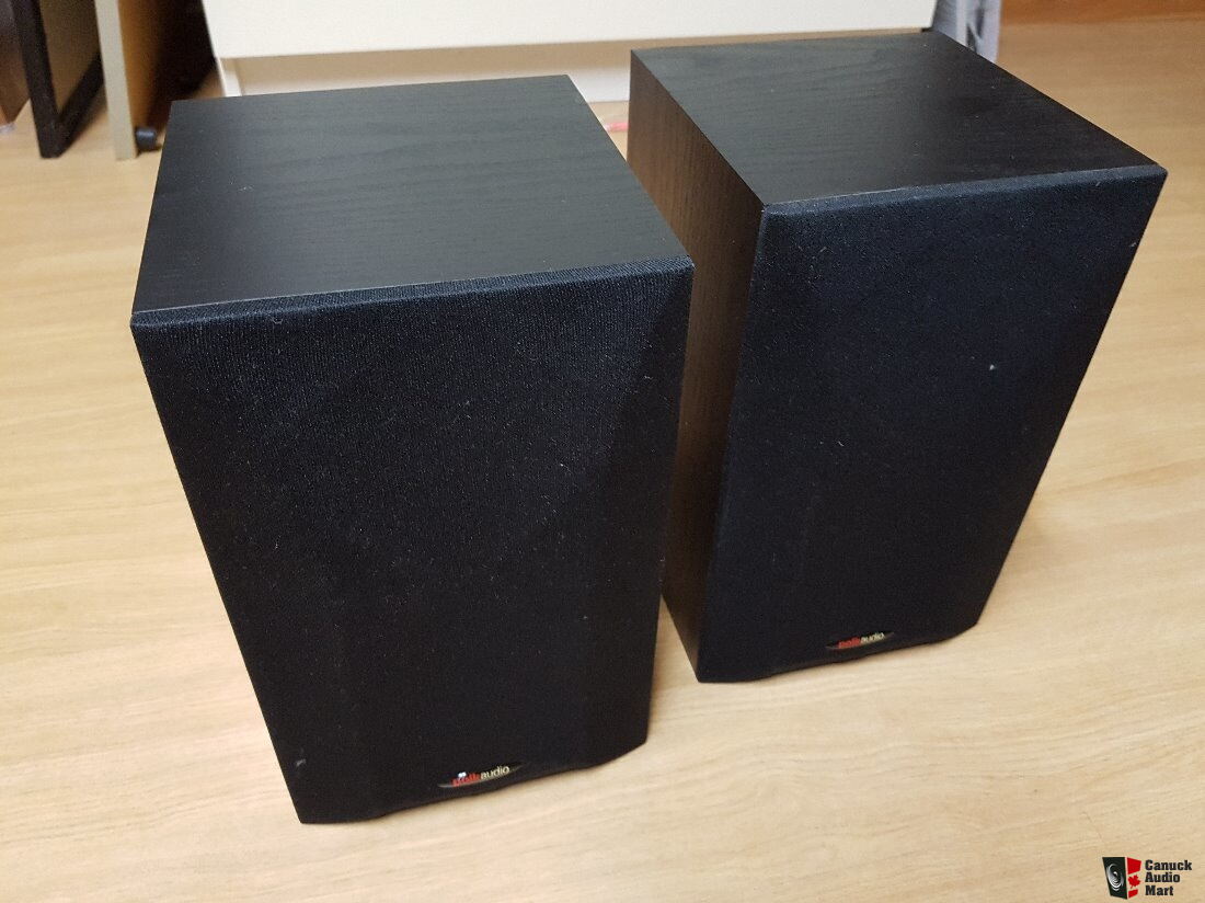 Polk Audio R15 Black Pair With Matching Stands Photo 1870191
