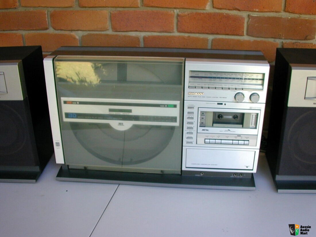 SHARP VZ-3000 Vertical Record Sound System-very rare-Nice 
